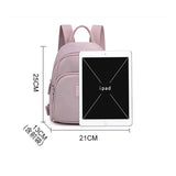Women Daypack Mini Small Backpack Girls Solid Nylon Back Pack