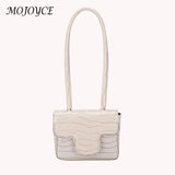 Stone Pattern Rhinestone Shoulder Bag Ladies Top-handle PU Handba