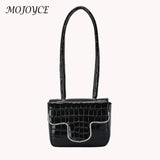 Stone Pattern Rhinestone Shoulder Bag Ladies Top-handle PU Handba