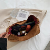 Matte Crossbody Bag for Women Vintage Tote Large-capacity Handbag