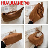 Matte Crossbody Bag for Women Casual Vintage Tote Girls Large-capacity Handbag