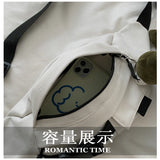 Canvas Women's Belt Bag Vintage Waist Pack Chest Packs