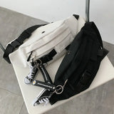 Canvas Women's Belt Bag Vintage Waist Pack Chest Packs