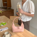 Women Hobo Shoulder Bags Glossy PU Leather Purses And Handbags