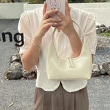 Women Hobo Shoulder Bags Glossy PU Leather Purses And Handbags