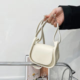 Small PU Leather Women Shoulder Crossbody Handbag