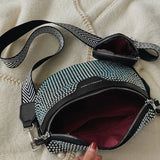 Women Diamond Crossbody Bag Fanny Rhinestone Waist Bags