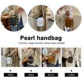 Women Diamond Lattice Shoulder Bag PU Leather Minority Crossbody Square Pack Sat