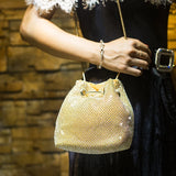 Women Rhinestone Shoulder Bag Diamond Handbag Wedding Clutch Crossbody Purse