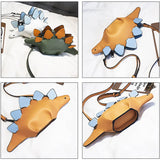 Women Dinosaur Shape Cross Body Bag Girl PU Leather Handbag Purse Sale