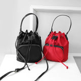 Women Drawstring Shoulder Bag Multifunction Small Travel Bag