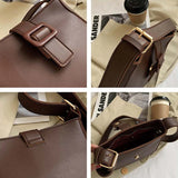 Women Shoulder Bags Solid Square Office Ladies All Match Ins Vintage Young Style