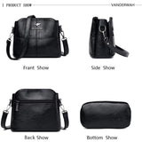 Women Embroidery Tote Bag High Leather Ladies Handbags
