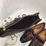 Flower Embroidered Envelope Bag Women Shoulder Crossbody Messenger Bag
