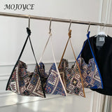 Ethnic Style Canvas Crossbody Shoulder Bag Large Capacity Tote Messenger