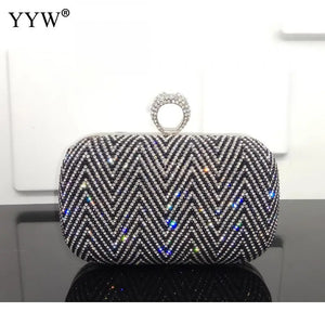 Glitter Party Crossbody Bag Wedding Purse Vintage Clutch