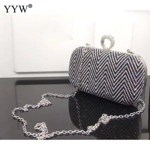 Glitter Party Crossbody Bag Wedding Purse Vintage Clutch