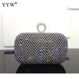 Glitter Party Crossbody Bag Wedding Purse Vintage Clutch