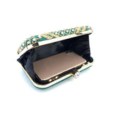 Women Evening Bag Handbag Party Wedding Bridal Clutch with Chain