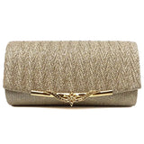 Glitter Evening Bag for Women Girls Wedding Clutch Chain Shoulder Bag