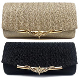 Glitter Evening Bag for Women Girls Wedding Clutch Chain Shoulder Bag