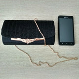 Glitter Evening Bag for Women Girls Wedding Clutch Chain Shoulder Bag