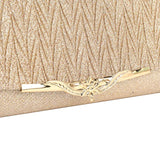 Glitter Evening Bag for Women Wedding Clutch Handbag Chain Shoulder Bag