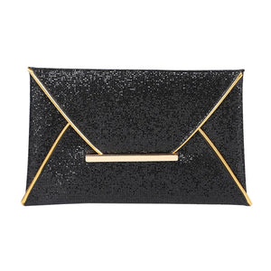 Sequins Envelope Evening Bag Sparkling Party Clutch Wedding Purse