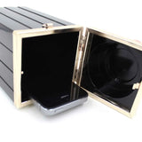 Acrylic Lipstick Shape Evening Clutch Purse Crossbody Handbag