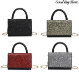 Rhinestone Shoulder Bag Sequins Purse Handbag Party Totes