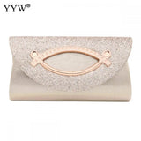 Sequin Clutch Wedding Purse Party Banquet Silver