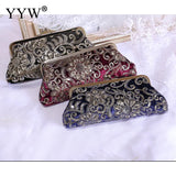 Women Crystal Evening Clutch Bag Wedding Party Banquet Hot Clutches