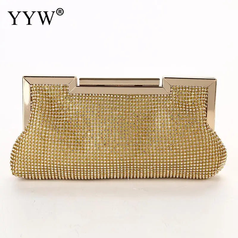 Rhinestone Evening Clutch Bag Wedding Party Handbag