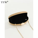 Green Evening Clutch Bag Semicircle Purse Crossbody Bag Wedding Party