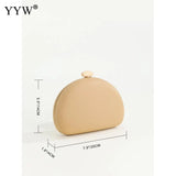 Green Evening Clutch Bag Semicircle Purse Crossbody Bag Wedding Party