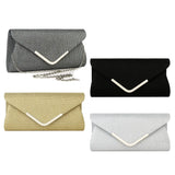 Women Evening Clutch Diamond Rhinestone Crystal Wallet Wedding Purse