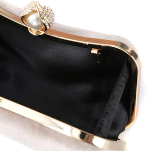 Velvet Evening Shoulder Bag Bridal Clutch Party Prom Wedding Handbag