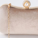 Velvet Clutch Evening Shoulder Bag for Women