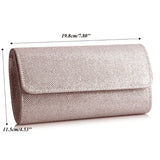 Women Evening Shoulder Bag Crystal Bling Prom Purse Wedding Clutch