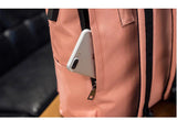 Canvas USB Charge Backpack Male Female School Laptop Bag D50
