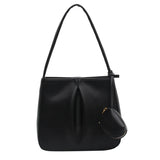 Women Famous Bags Handbag Two-piece Soft Leather Zipper Shoulder Bag