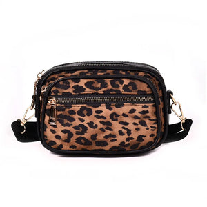 Leopard Mini Bag Crossbody Small Handbag Women's Shoulder Messenger