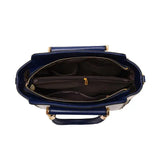 Women's Panelled Solid Shoulder Bags Small PU Leather Handbags
