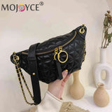 Women Fanny Chest Bag Female Waist Purse Shoulder Bags Ladies PU Leather
