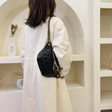Women Fanny Chest Bag PU Leather Waist Purse Shoulder Crossbody
