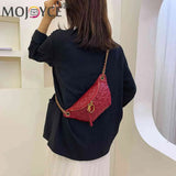 Women Fanny Chest Bag Female Waist Purse Shoulder Bags Ladies PU Leather