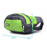 Durable Waist Bag with 4 Zipper Pockets for Travel