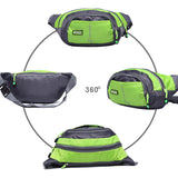 Durable Waist Bag with 4 Zipper Pockets for Travel