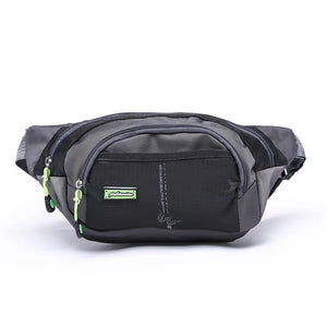 Durable Waist Bag with 4 Zipper Pockets for Travel