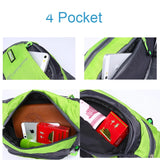 Durable Waist Bag with 4 Zipper Pockets for Travel